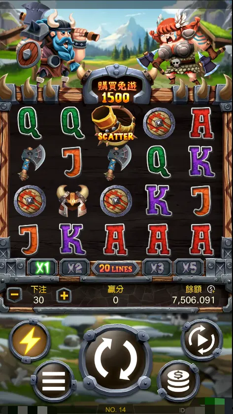 維京Fight遊戲畫面-RG電子
